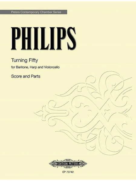 Turning Fifty : For Baritone, Harp and Violoncello.