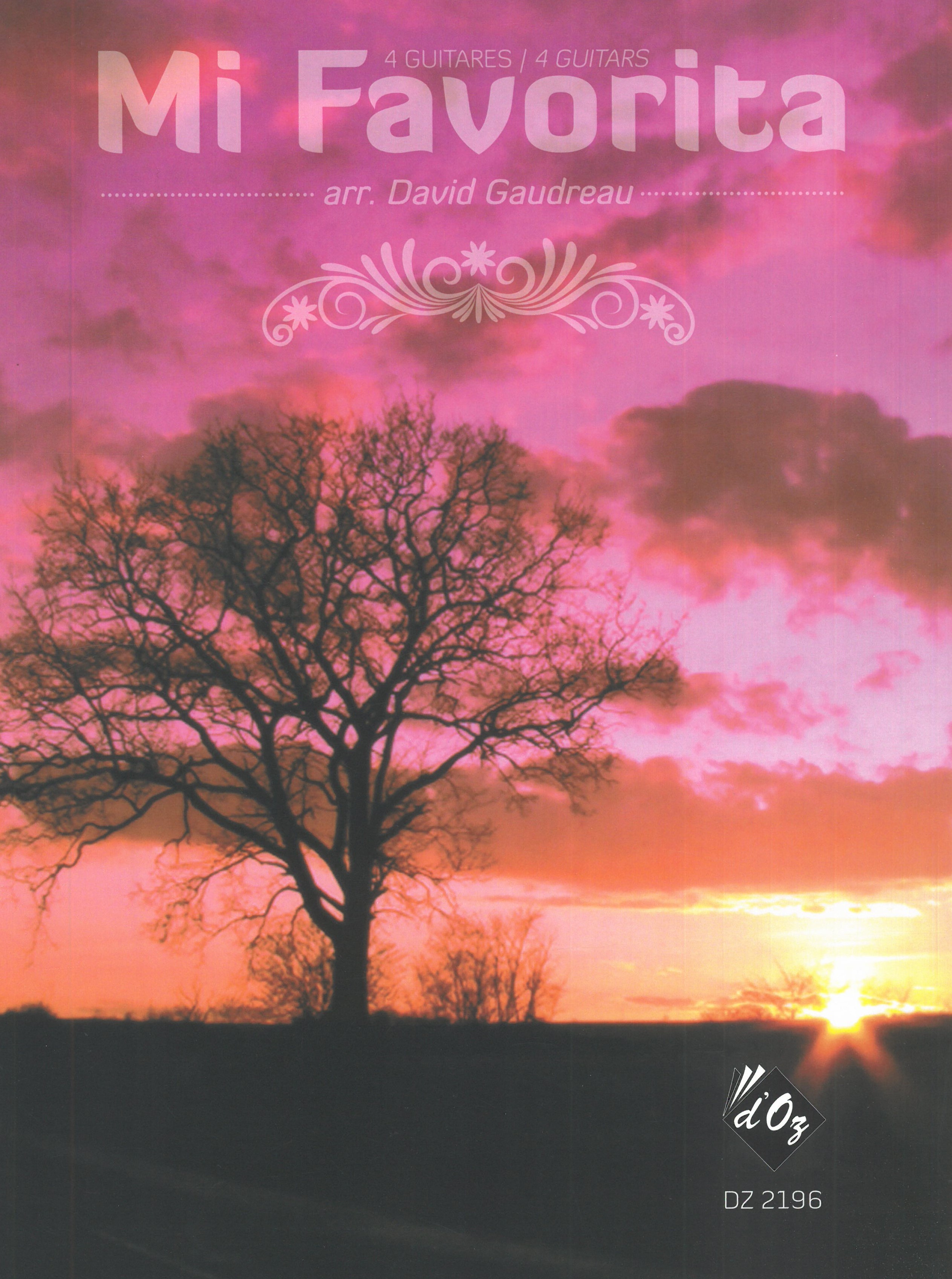 Mi Favorita - Mazurka : For Four Guitars / arranged by David Gaudreau.