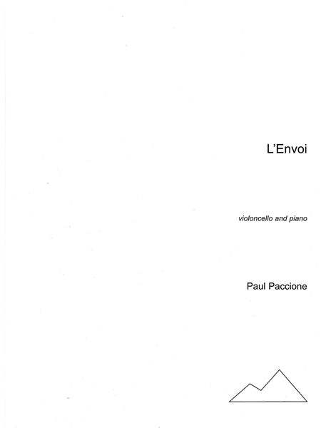 Envoi : For Cello and Piano (2012).