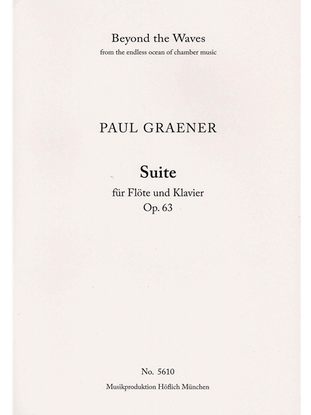 Suite, Op. 63 : Für Flöte und Klavier.