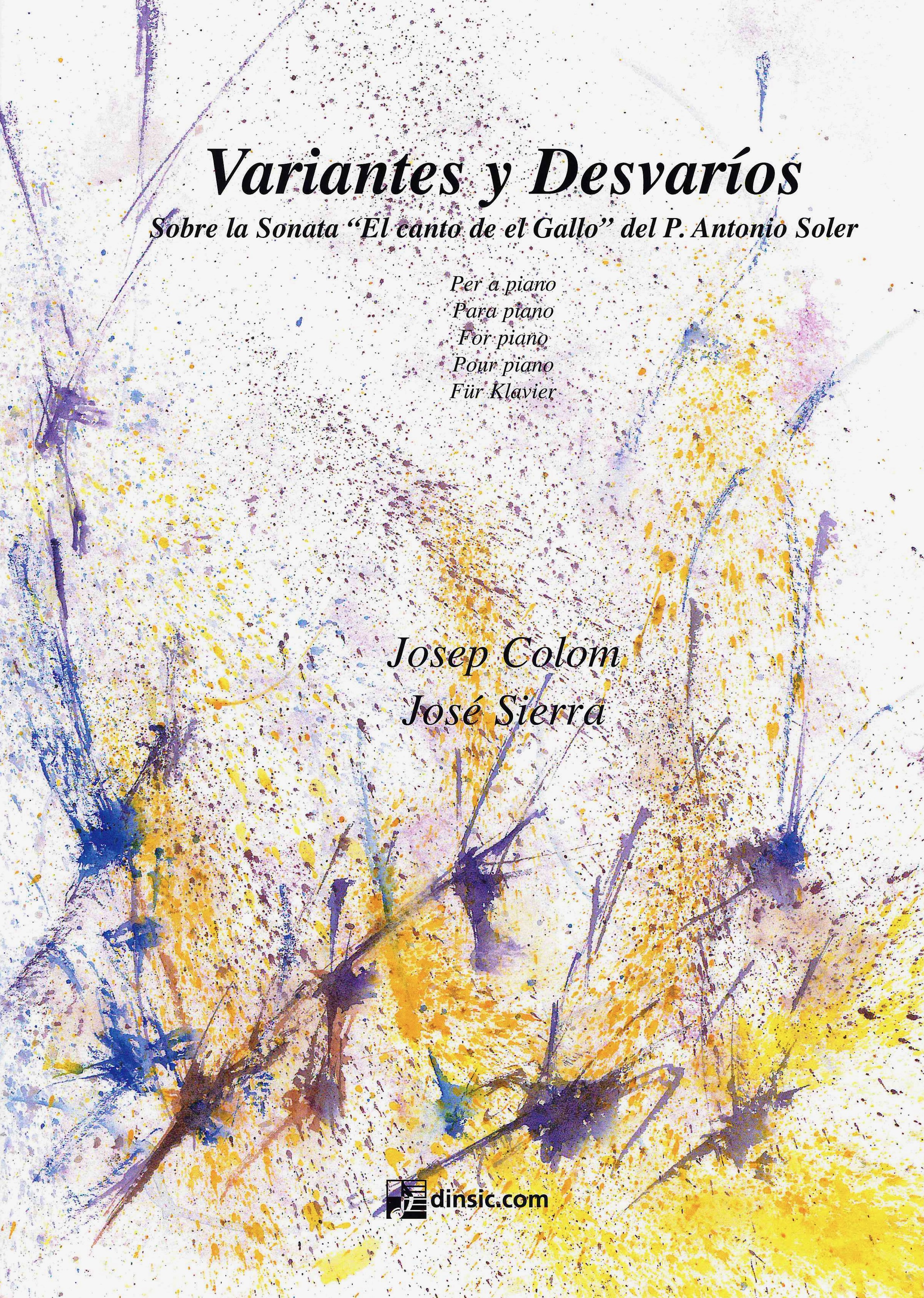 Variantes Y Desvaríos Sobre La Sonata El Canto De El Gallo Del P. Antoni Soler : Per A Piano (2022).