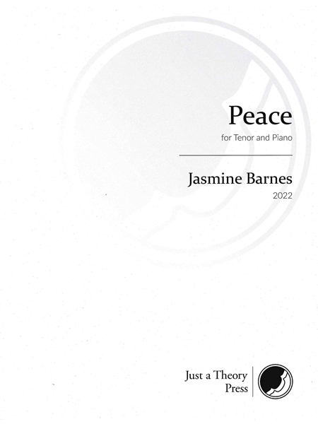 Peace : For Tenor and Piano (2022).
