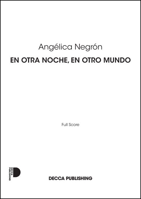 En Otra Noche, En Otro Mundo : For Orchestra (2020).
