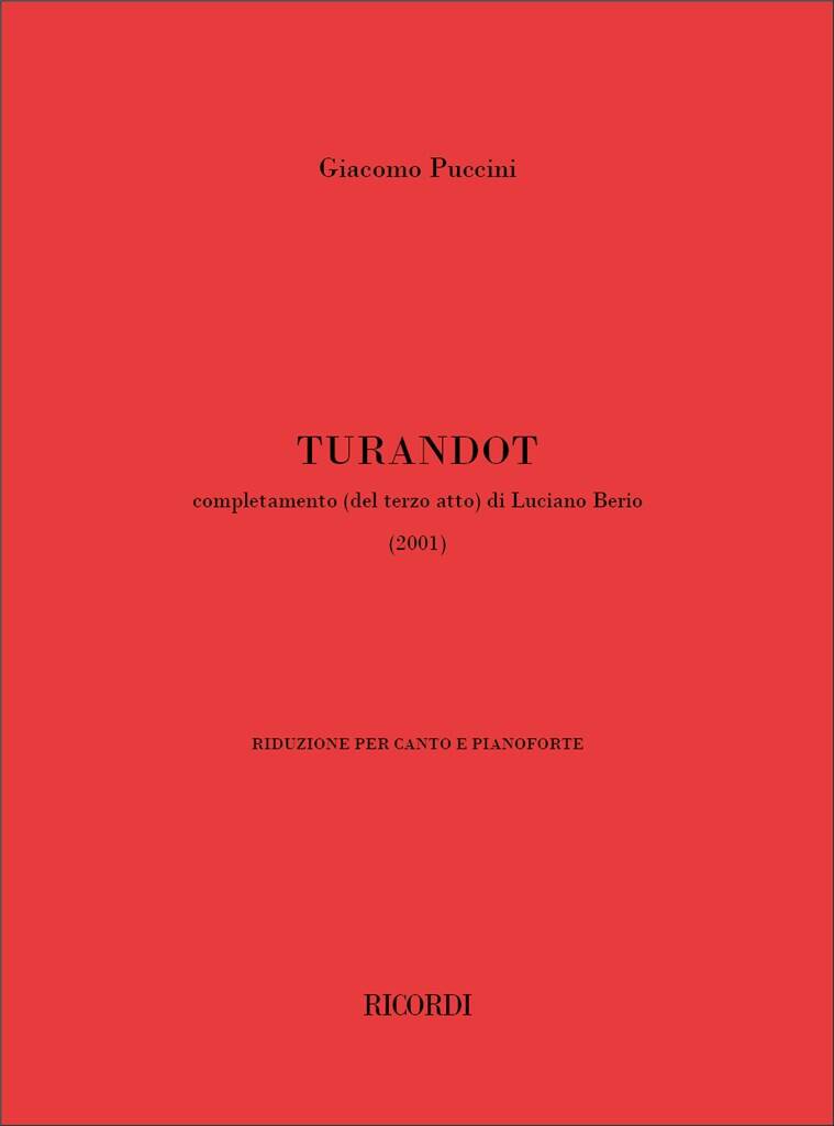 Turandot Act 3 / arr. by Luciano Berio.