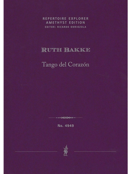 Tango Del Corazón : For Violin, Accordion, Piano and Double Bass (2009).