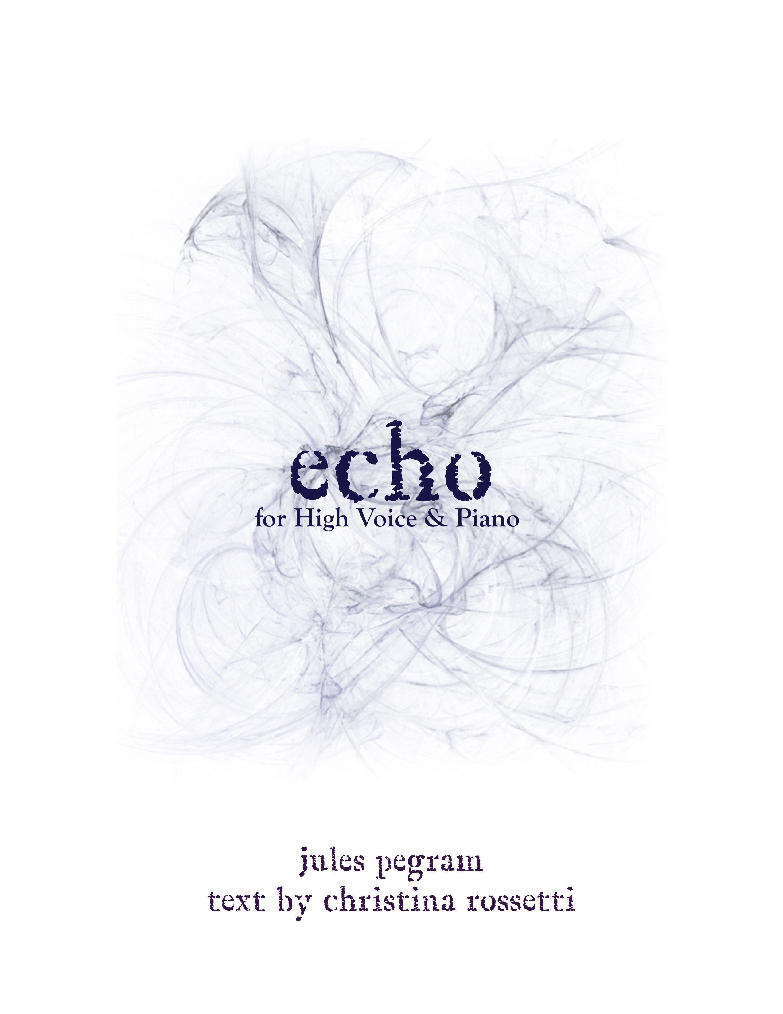 Echo : For High Voice and Piano.