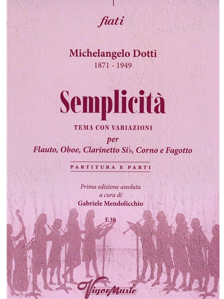 Semplicità : Per Flauto, Oboe, Clarinette, Corno Y Fagotto / edited by Gabriele Mendolicchio.