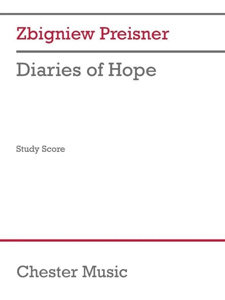 Diaries of Hope : For Low Female Voice, SATB Chorus, Piano and Strings (2013).