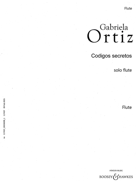 Códigos Secretos : For Solo Flute and Electroacoustic Sounds (2004).