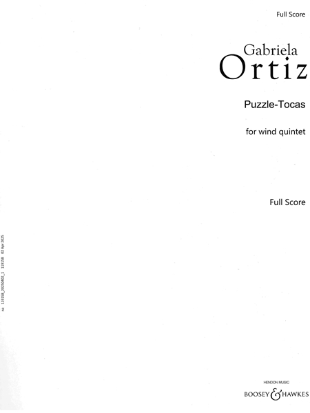 Puzzle-Tocas : For Wind Quintet (2000).
