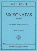 Six Sonatas, Vol. I : For Bassoon and Piano.