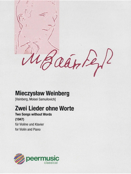 Zwei Lieder Ohne Worte : Für Violine und Klavier.