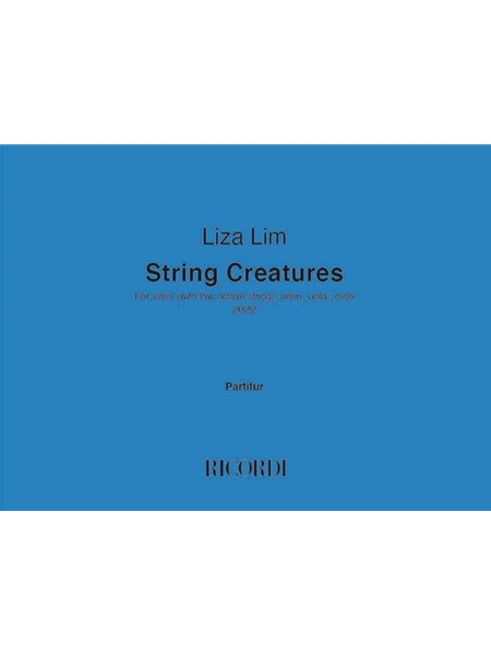 String Creatures : For Violin (With Low Octave String), Violin, Viola, 'Cello (2022).