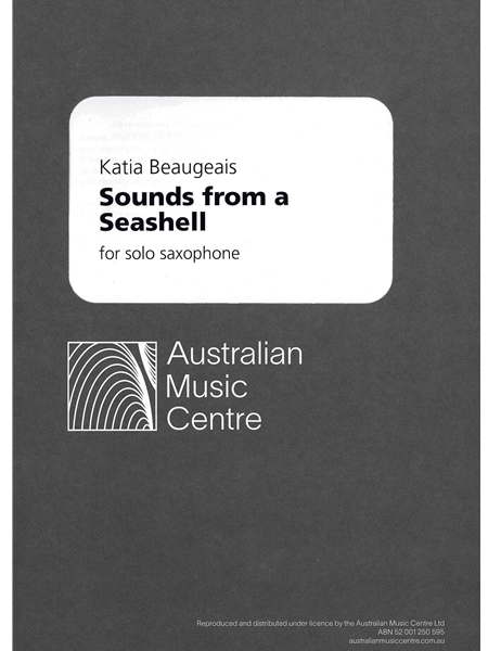 Sounds From A Seashell : For Solo Saxophone.