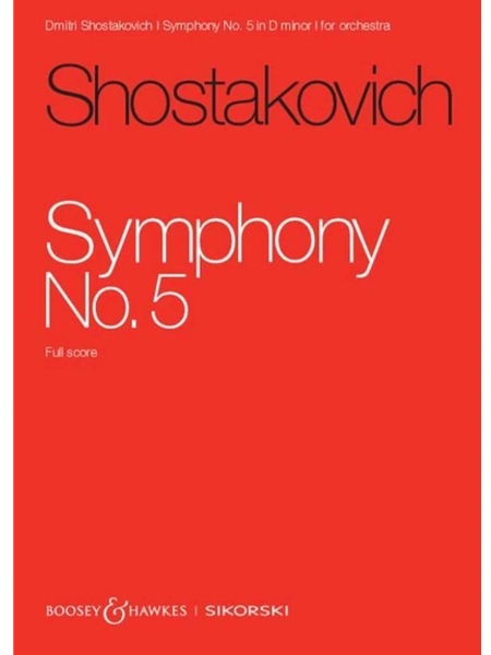 Symphony No. 5 In D Minor, Op. 47 : For Orchestra.