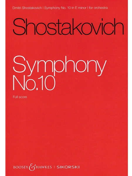 Symphony No. 10 In E Minor, Op. 93 : For Orchestra.