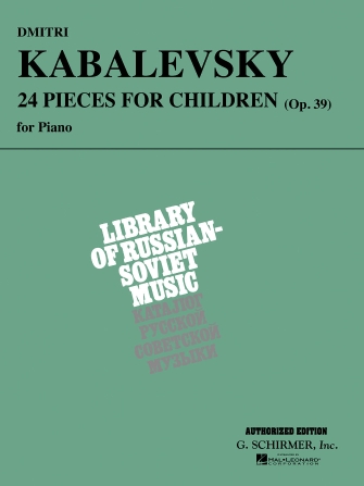 24 Pieces For Children, Op. 39 : For Piano.