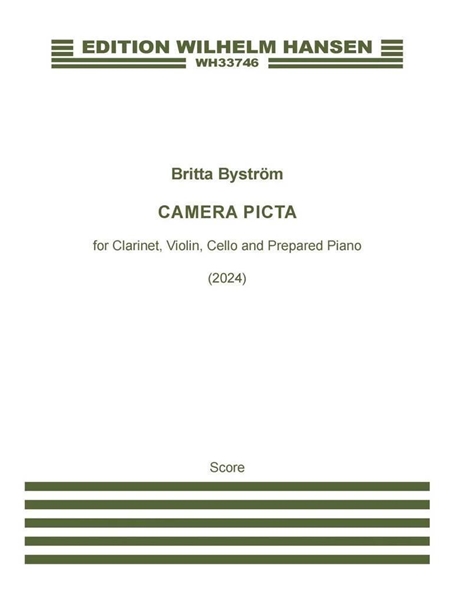 Camera Picta : For Clarinet, Violin, Cello and Prepared Piano (2024).
