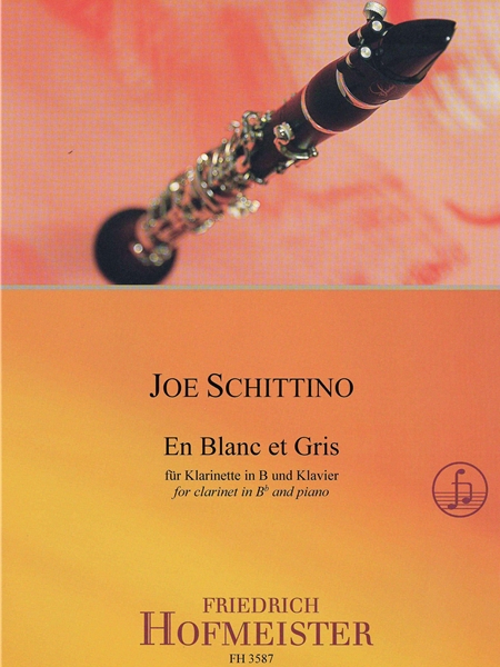 En Blanc et Gris : Für Klarinette In B und Klavier = For Clarinet In B Flat and Piano.