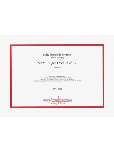 Sinfonia Per Organo N. 39, Cfmp.R 1253.