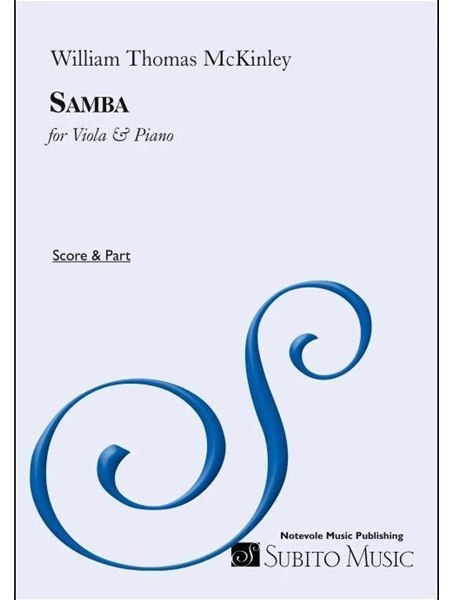 Samba : For Viola and Piano (1984) / edited by Peter Chun.