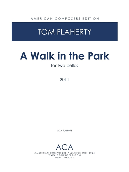 A Walk In The Park : For Two Cellos (2011).