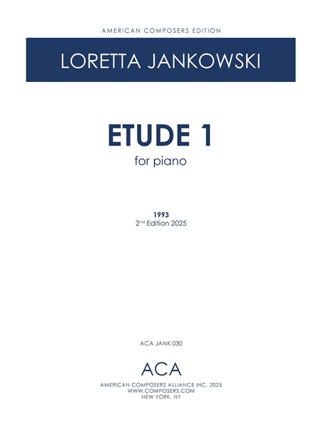 Etude I : For Piano (1993).