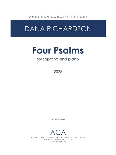 Four Psalms : For Soprano and Piano (2025).