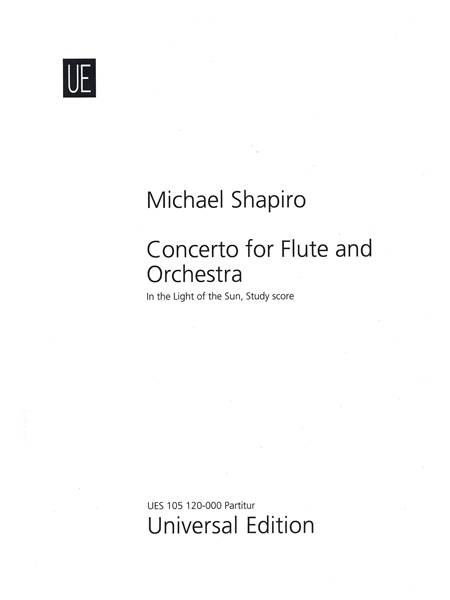 Concerto For Flute and Orchestra : In The Light of The Sun.
