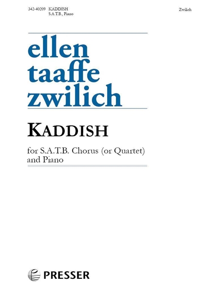 Kaddish : For SATB Chorus (Or Quartet) and Piano.