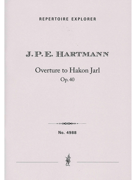 Overture To Hakon Jarl, Op. 40 : For Orchestra.