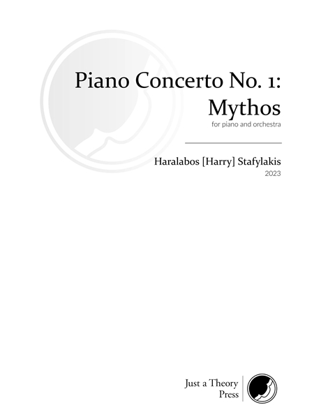 Piano Concerto No. 1 : Mythos (2023).