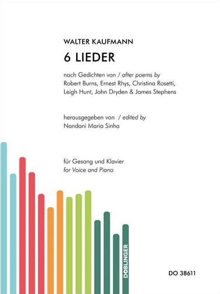 6 Lieder : For Voice and Piano / edited by Nandani Maria Sinha.