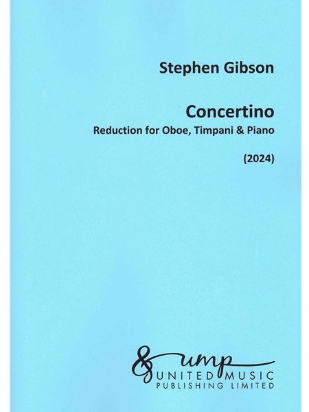 Concertino : reduction For Oboe (Doubling Cor Anglais), Timpani, and Piano (2024).