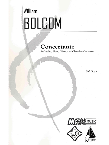 Concertante : For Violin, Flute, Oboe, and Chamber Orchestra (1960).