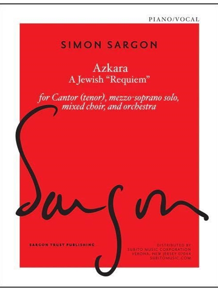 Azkara - A Jewish Requiem : For Cantor (Tenor), Mezzo-Soprano Solo, Mixed Choir and Orchestra.