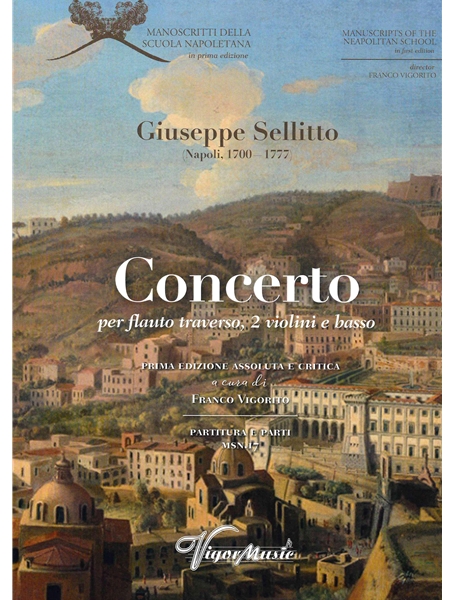 Concerto : Per Flauto Traverso, 2 Violini E Basso / edited by Franco Vigorito..
