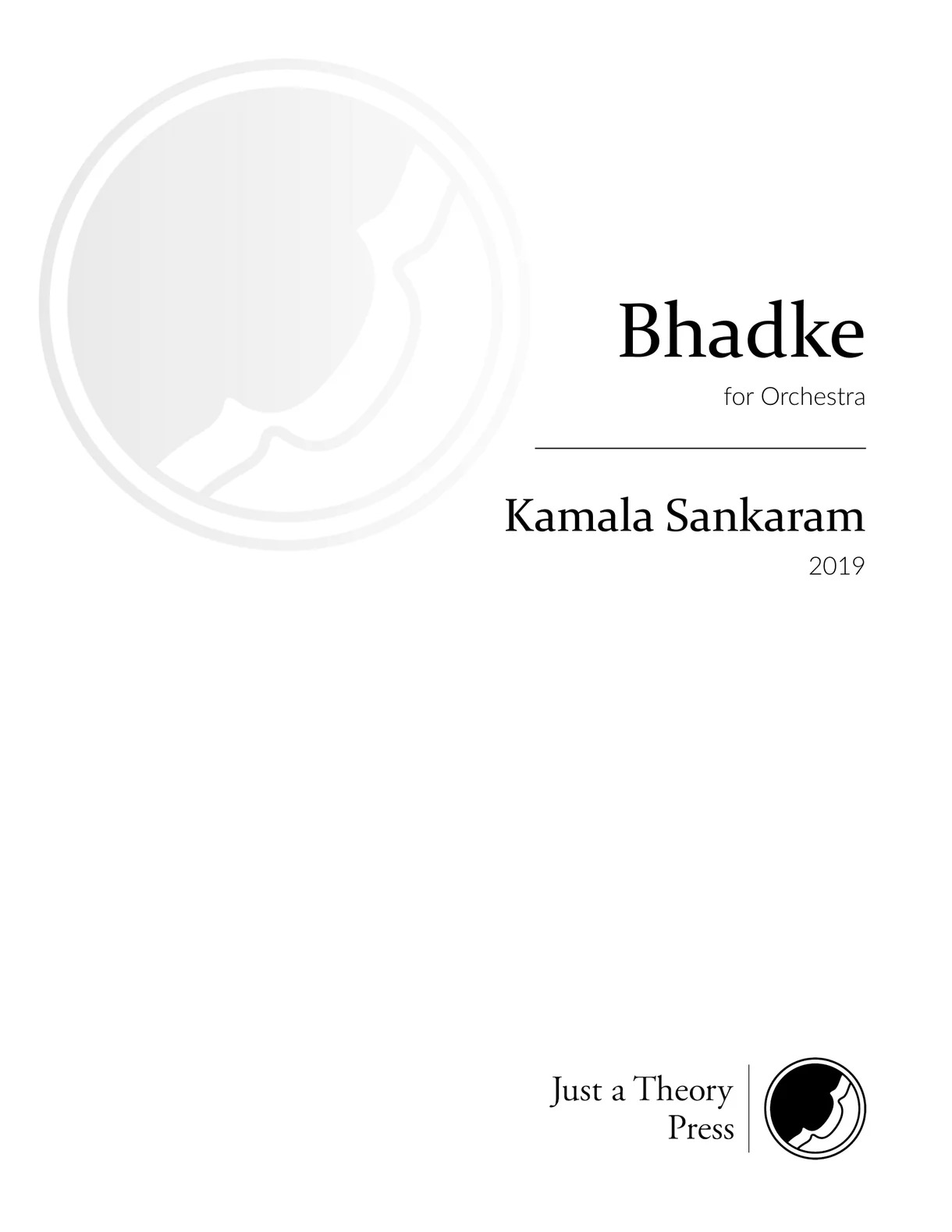 Bhadke : For Orchestra (2019).