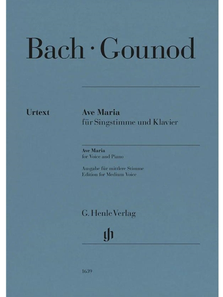 Ave Maria - Edition For Medium Voice : Für Singstimme und Klavier / edited by Gérard Condé.