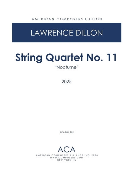 String Quartet No. 11 : Nocturne (2025).