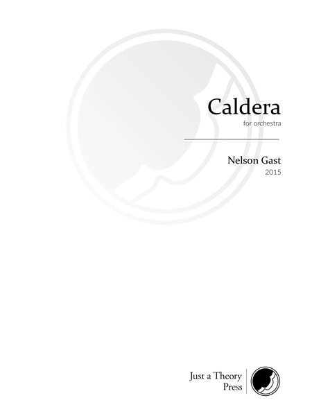 Caldera : For Orchestra (2015).