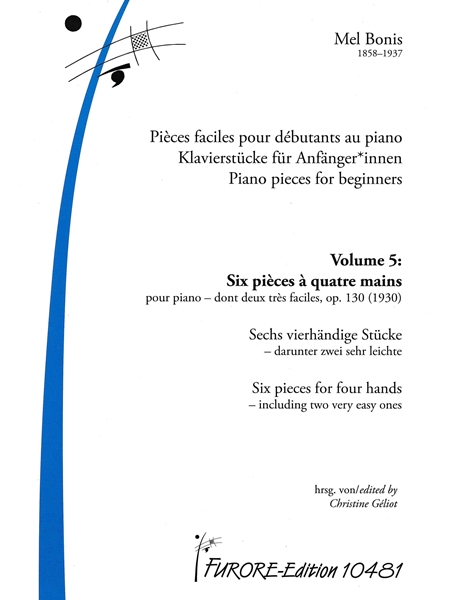 Pièces Faciles Pour Débutants Au Piano = Piano Pieces For Beginners, Vol. 5 / Ed. Christine Géliot.