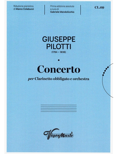 Concerto : Per Clarinetto Obbligato E Orchestra - Piano reduction.