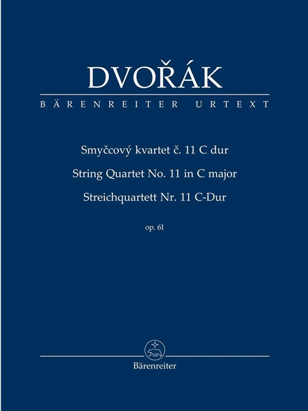 String Quartet No. 11 In C Major, Op. 61 / edited by Hartmut Schick.