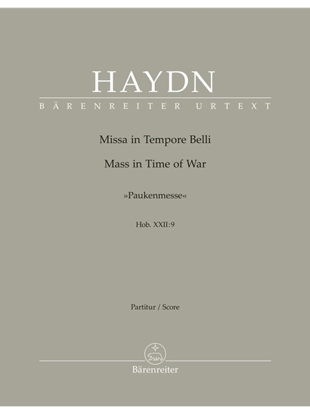 Missa In Tempore Belli (Paukenmesse), Hob. XXII:9 / Ed. Andreas Friesenhagen.