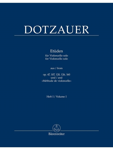 Etüden : Für Violoncello Solo - Aus Op. 47, 107, 120, 126, 160 & Méthode De Violoncelle, Vol. 1.