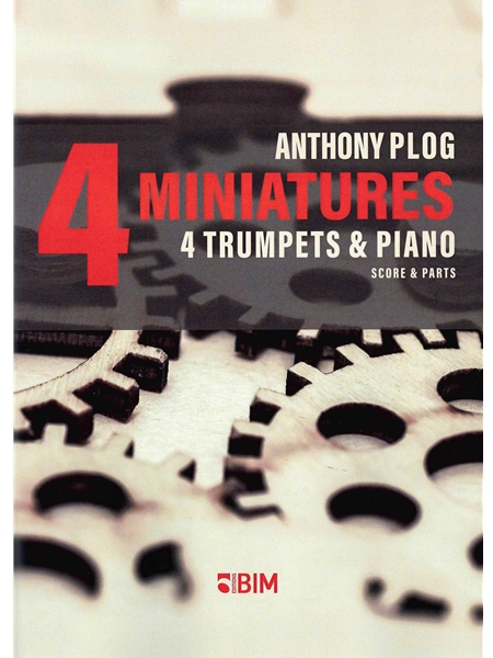 4 Miniatures : For 4 Trumpets and Piano.
