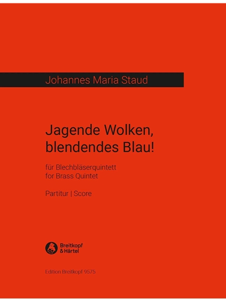 Jagende Wolken, Blendendes Blau! : Für Blechbläserquintett = For Brass Quintet (2024/25).