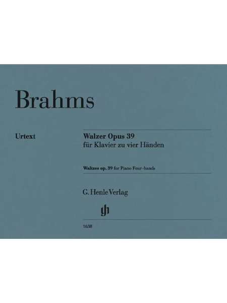Walzer, Op. 39 : Für Klavier Zu Vier Händen / edited by Jakob Hauschildt.