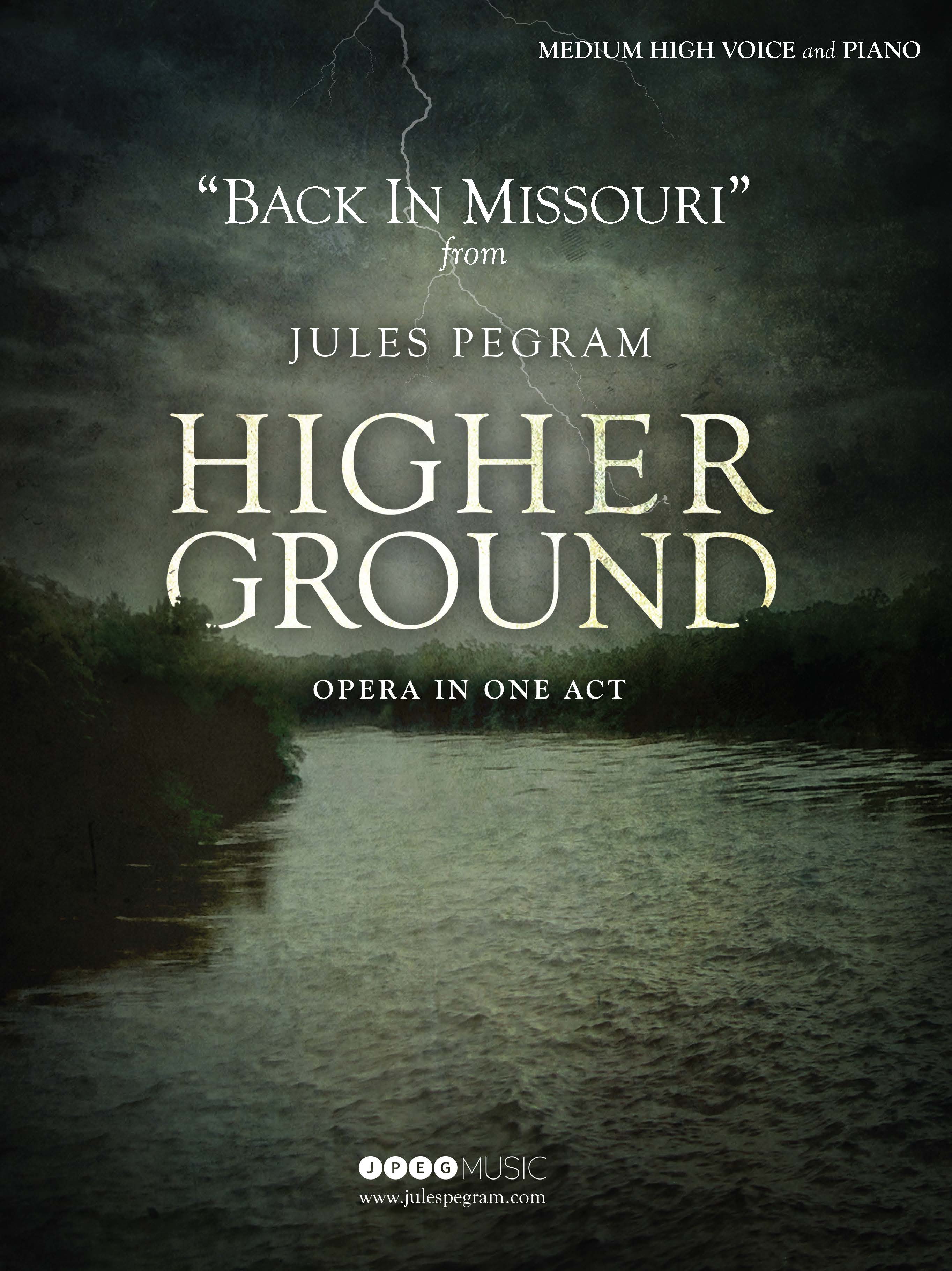 Hattie's Aria (Back In Missouri) From 'Higher Ground' : For Medium High Voice and Piano (2018).
